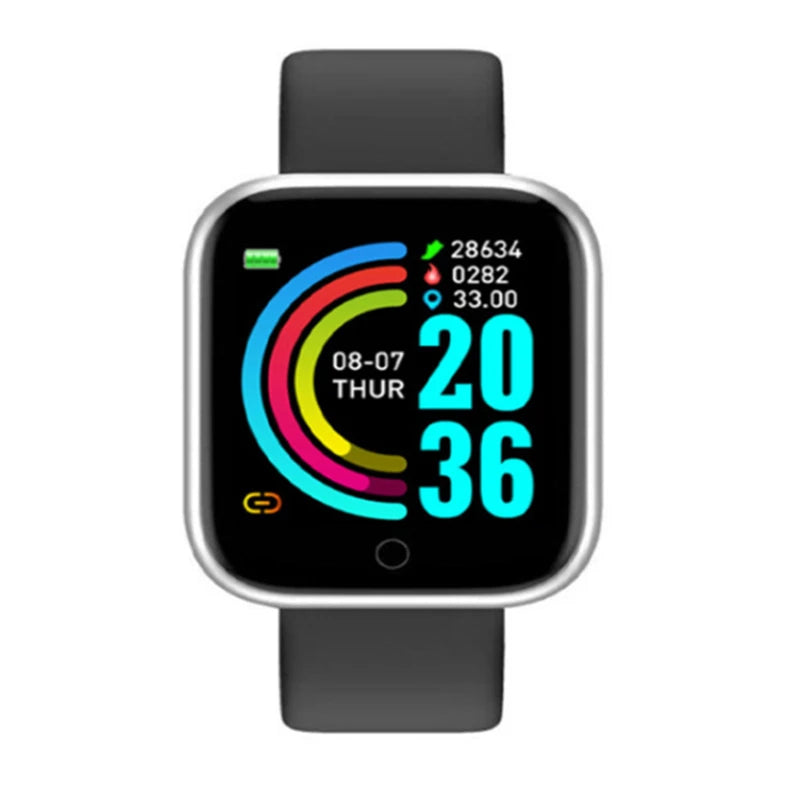 Men's Smartwatch Women's Sport Monitor Fitness Smart Watch Music Control Social APP Message Remind Consumer Electronic Watches