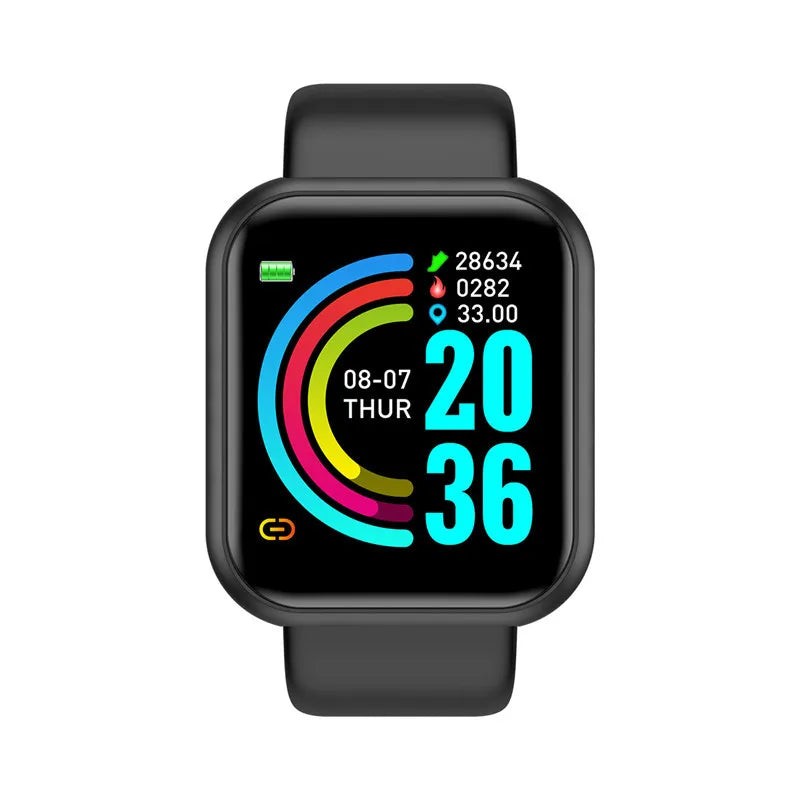 Men's Smartwatch Women's Sport Monitor Fitness Smart Watch Music Control Social APP Message Remind Consumer Electronic Watches