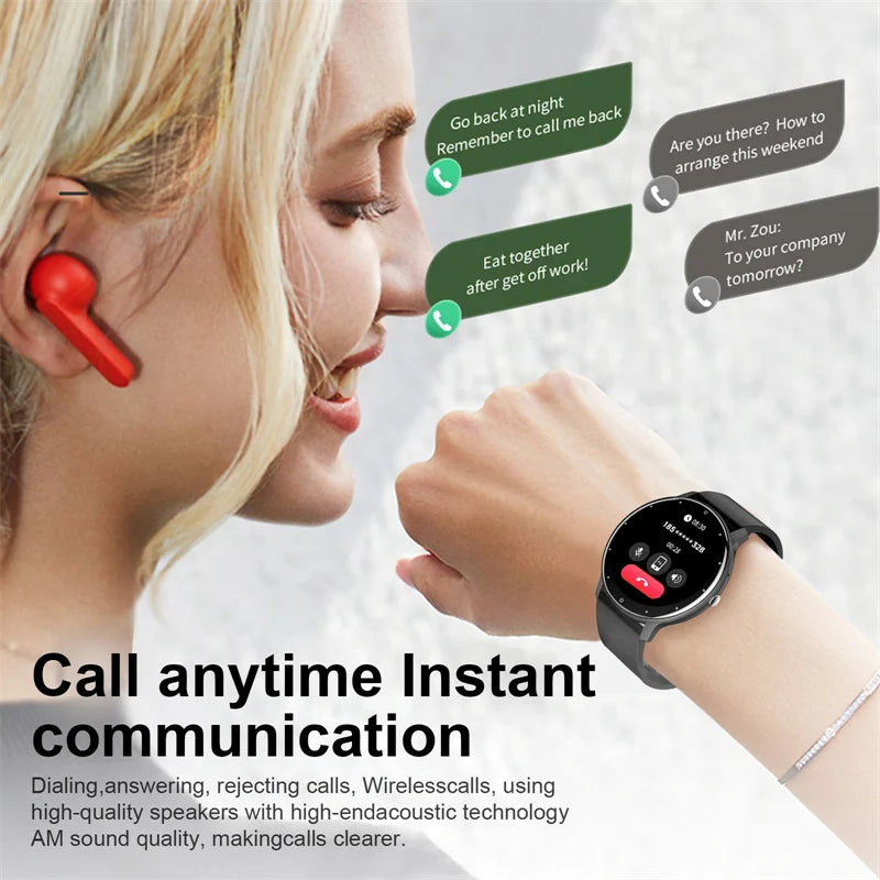 Smartwatch LIGE con Llamadas Bluetooth y Monitor de Salud