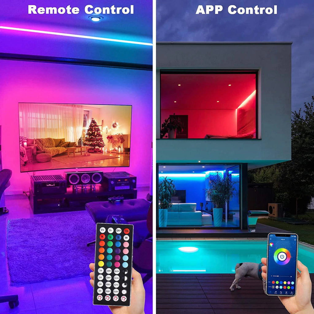 Tira LED RGB con App y Sincronización Musical