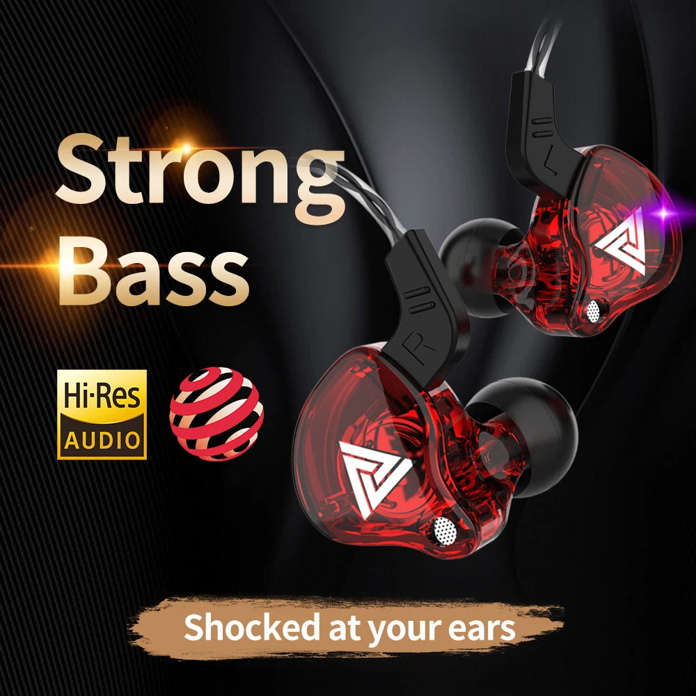 Audífonos QKZ AK6 In-Ear HIFI con Micrófono