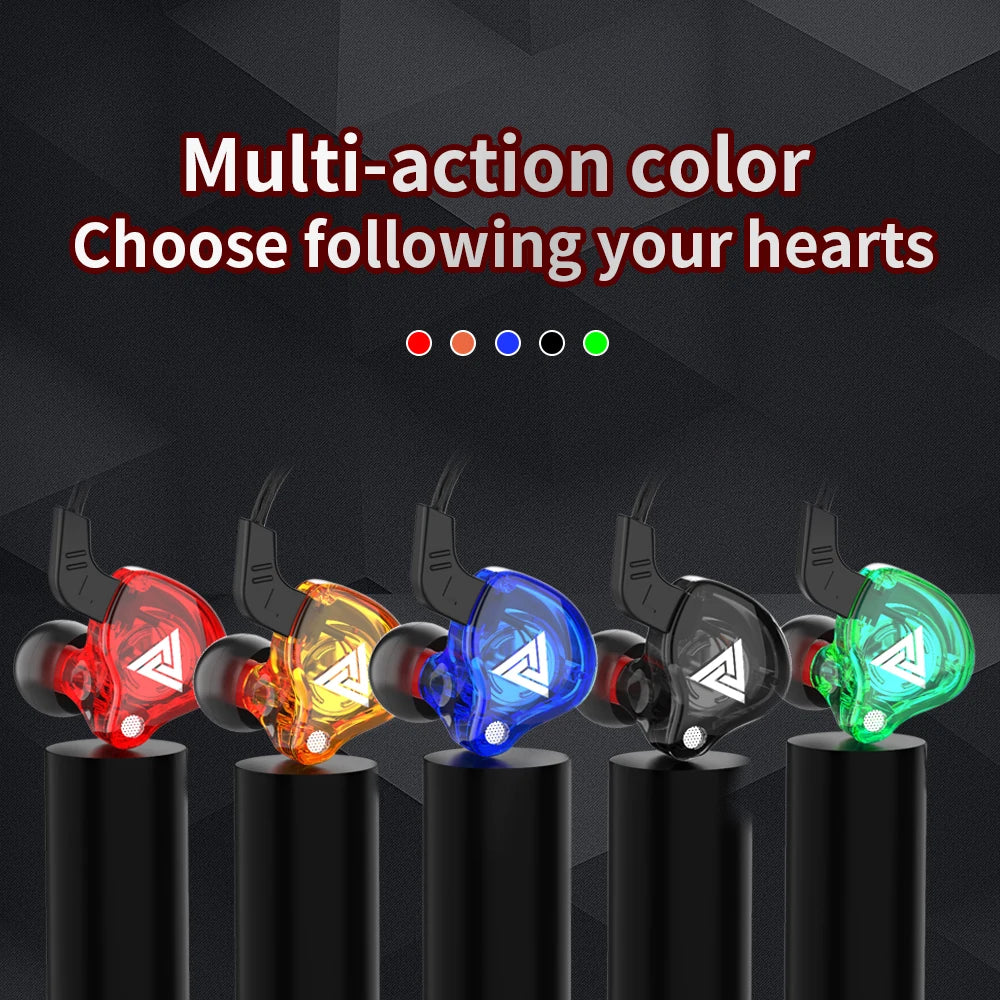 Audífonos QKZ AK6 In-Ear HIFI con Micrófono