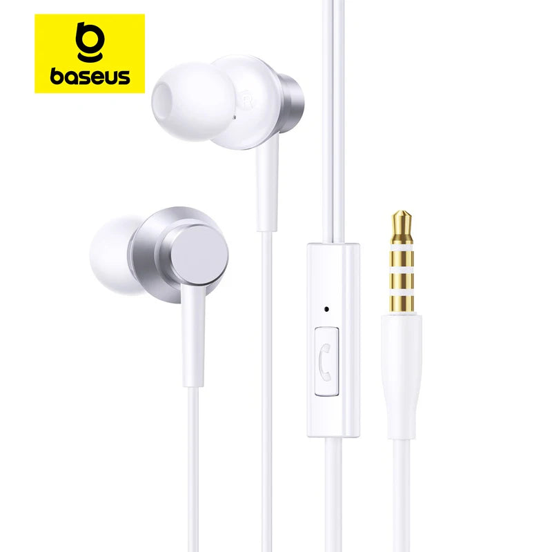 Audífonos Baseus Encok con Cable, USB-C / 3.5mm