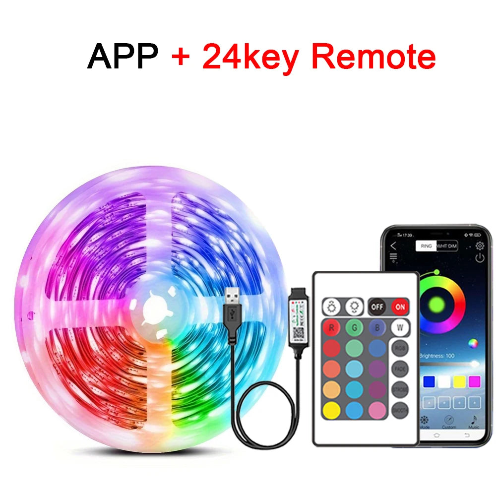 Tira LED RGB con App y Sincronización Musical