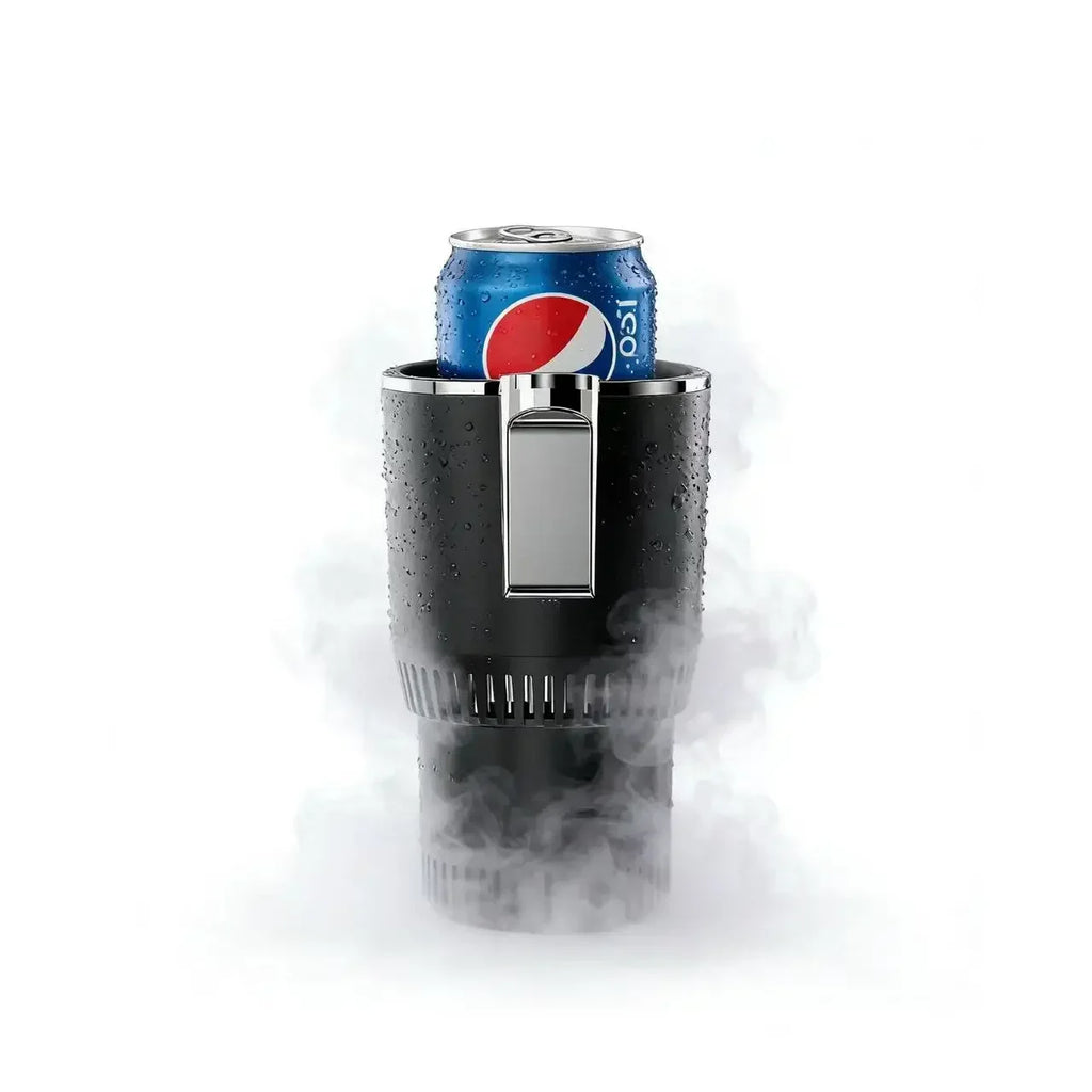 Car Intelligent Cooling Cup Dual Use Rapid Freezer Holder Mini Fridge Heating And Cooling Cup for Hot And Cold Beverages