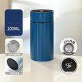 200ML Smart Thermos Water Bottle Intelligent Temperature Display Stainless Steel Vacuum Flasks Thermoses with Filter Tee Cup