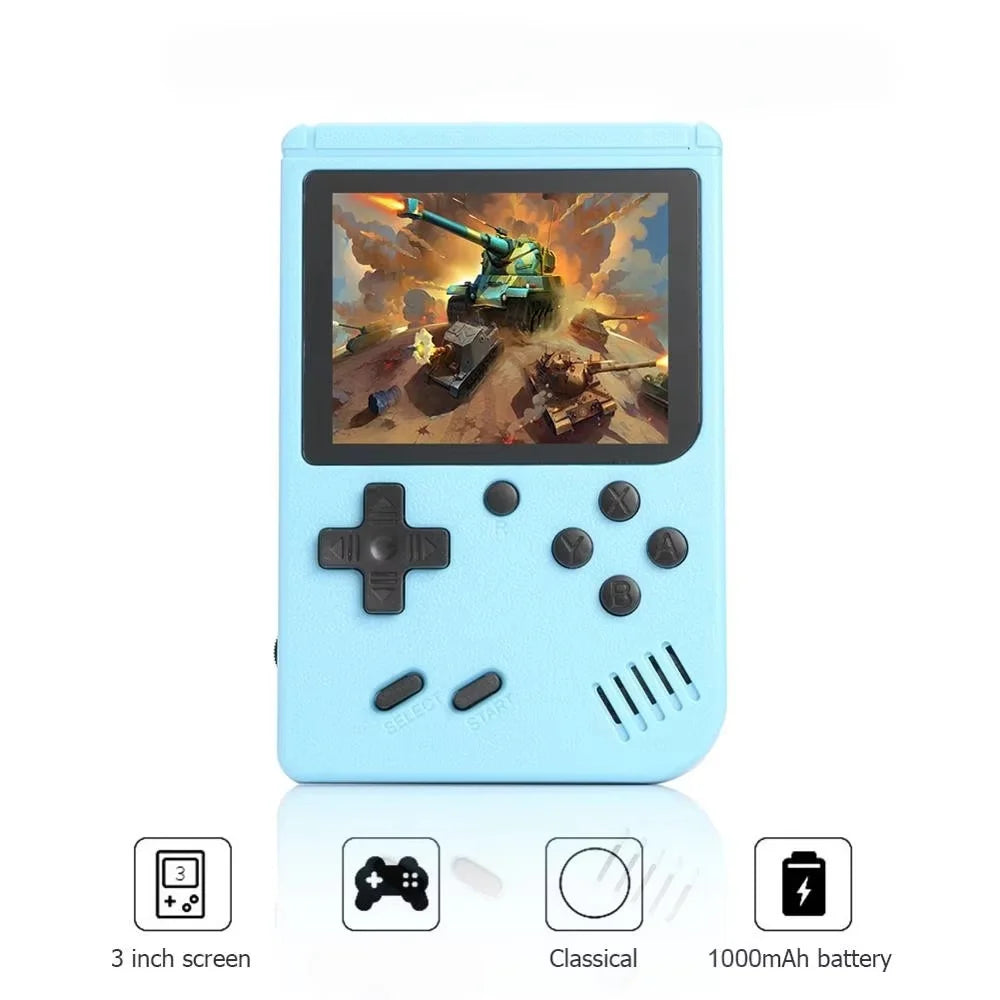 Consola de Videojuegos Retro Portátil 8-Bit, Pantalla 3.0"