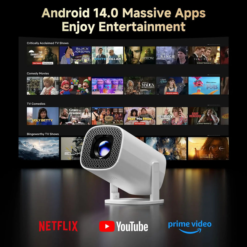 Proyector Mini P30 Pro Android 14 WiFi 6