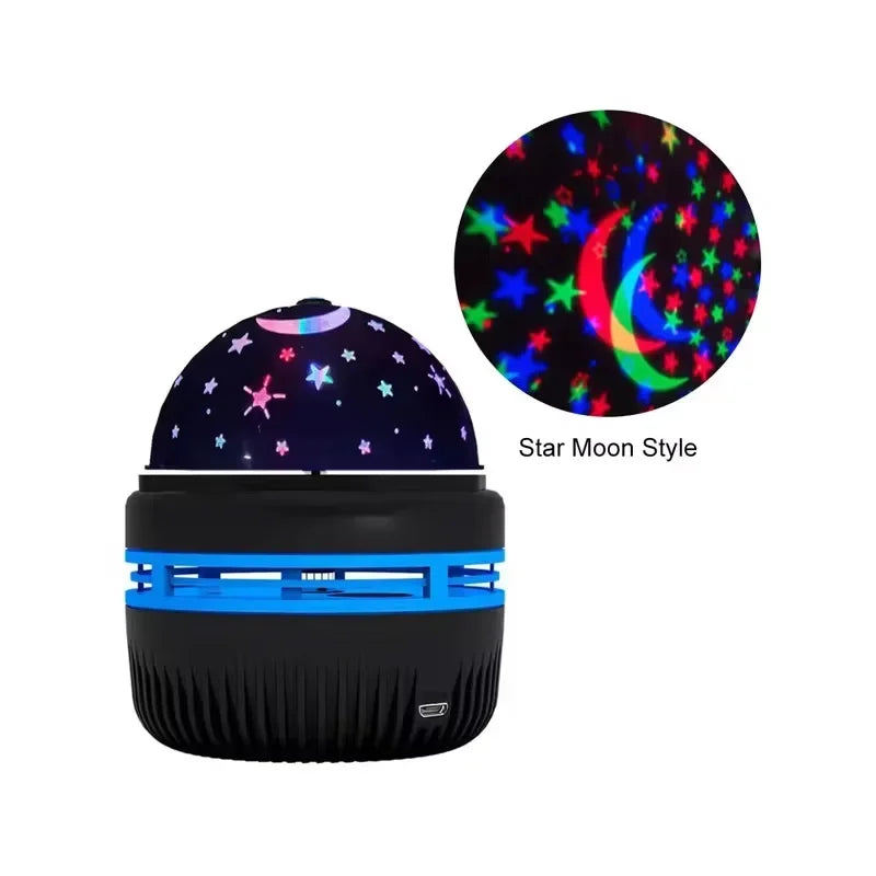 Proyector LED Cielo Estrellado USB, Luna y Estrellas