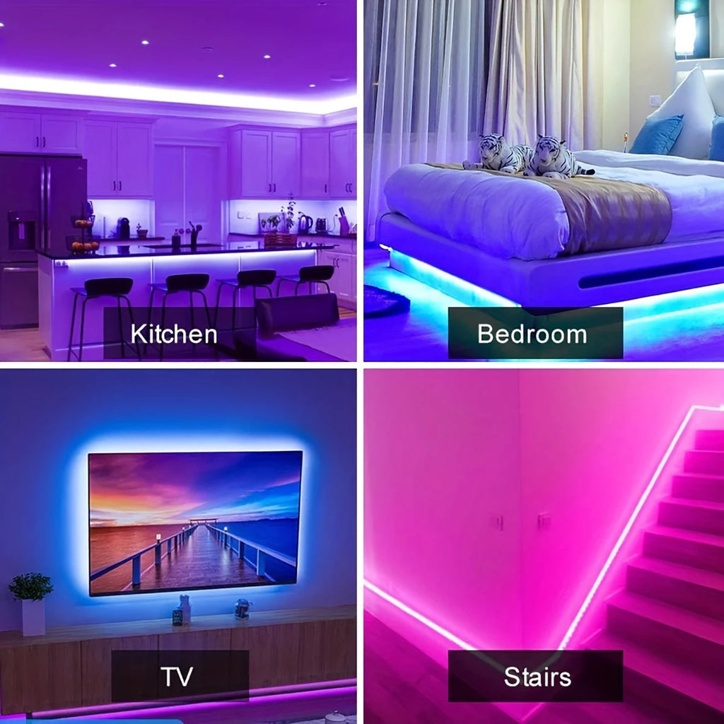 Tira LED RGB con App y Sincronización Musical