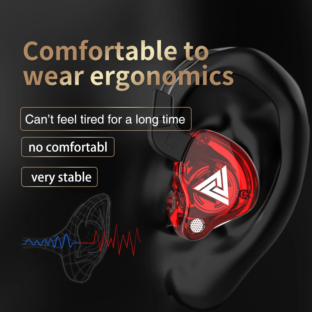 Audífonos QKZ AK6 In-Ear HIFI con Micrófono