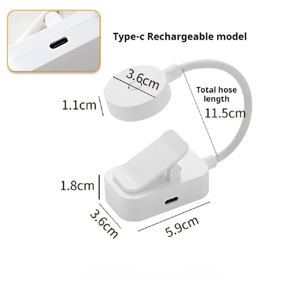 Mini LED Reading Book Light Table Lamp 3 Modes Adjustable Eye Protection Clip-On Study Reading Lamp for Travel Bedroom Book