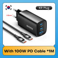 ASOMETECH GaN USB Type C Charger 65W 45W PPS PD QC4.0 Quick Charger For Macbook Laptop IPAD Tablet iPhone 16 Samsung S23 Ultra