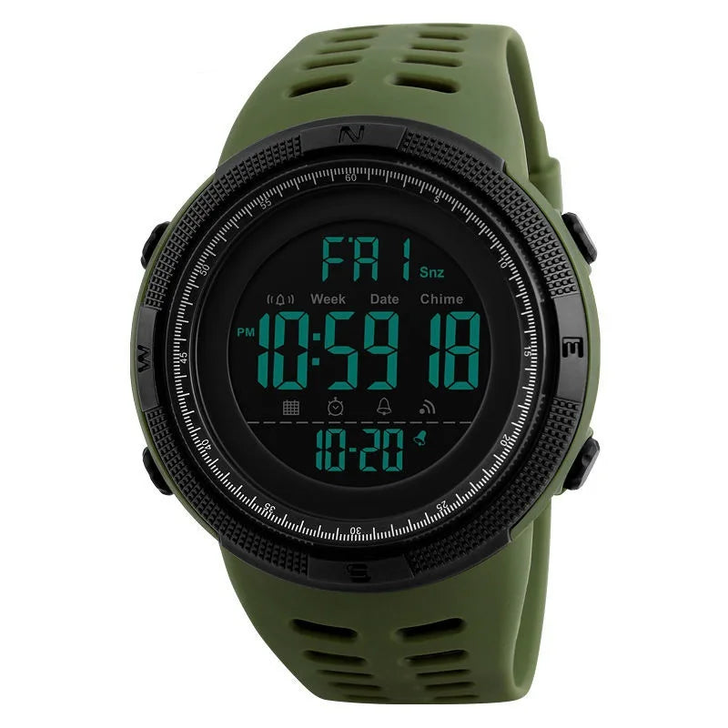Reloj Digital LED Militar Deportivo Multifunción