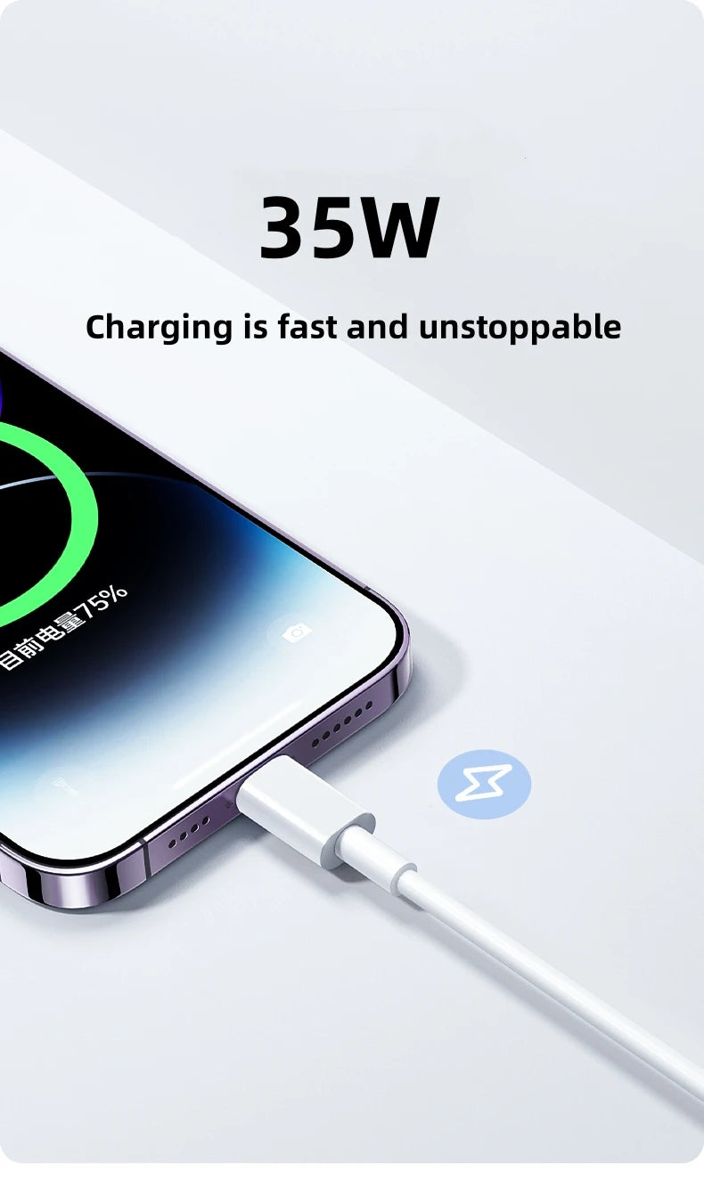 Cargador Rápido 35W USB-C + Cable